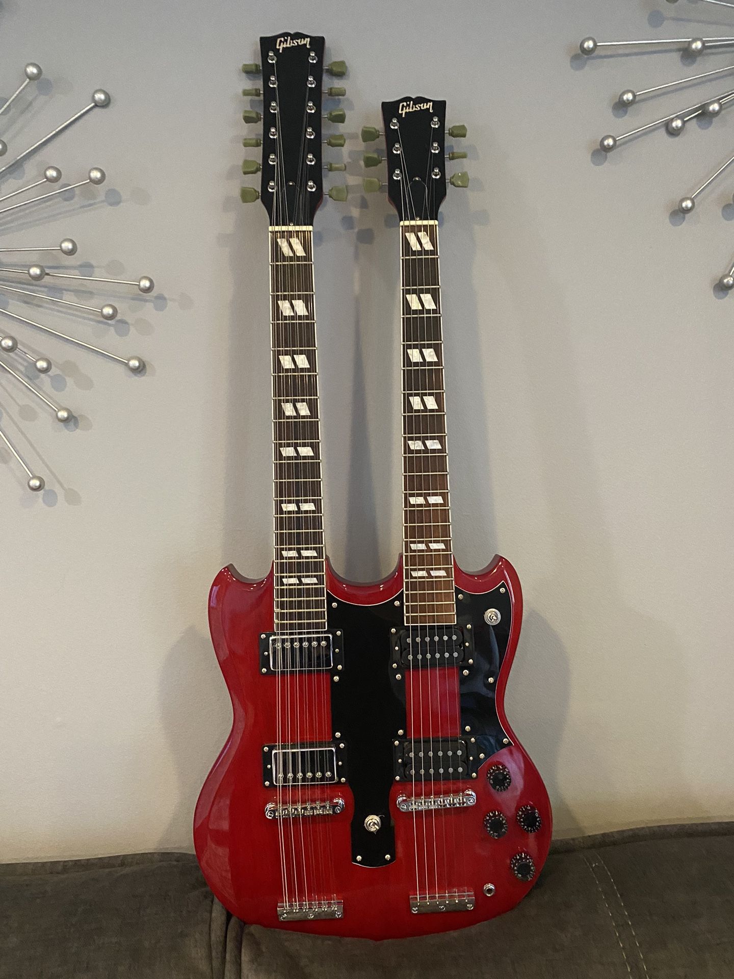 COPY OF GIBSON DOUBLE NECK GUITAR 