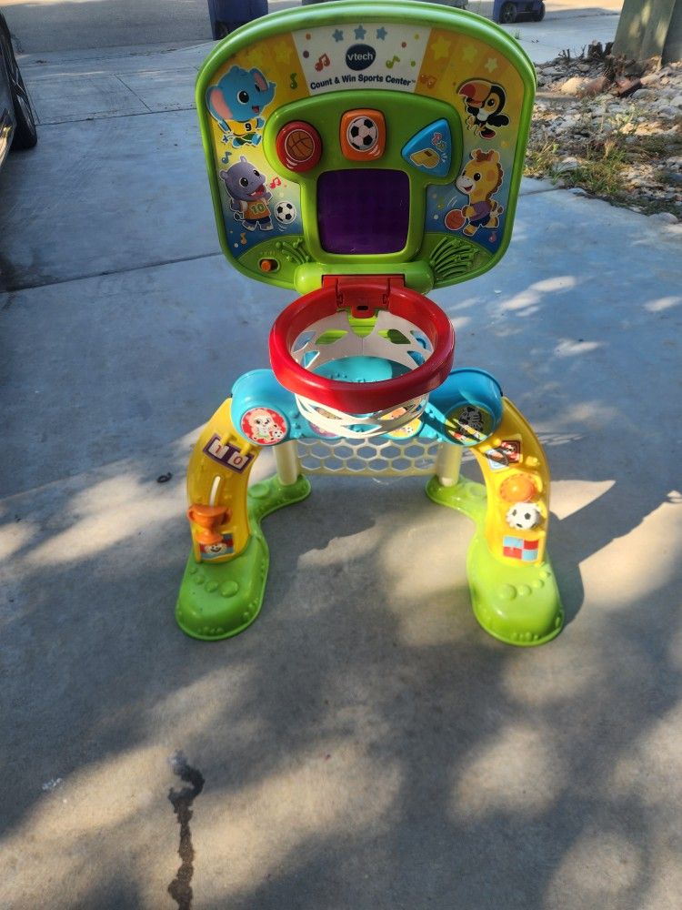 basketball hoop/ soccer goal for toddlers