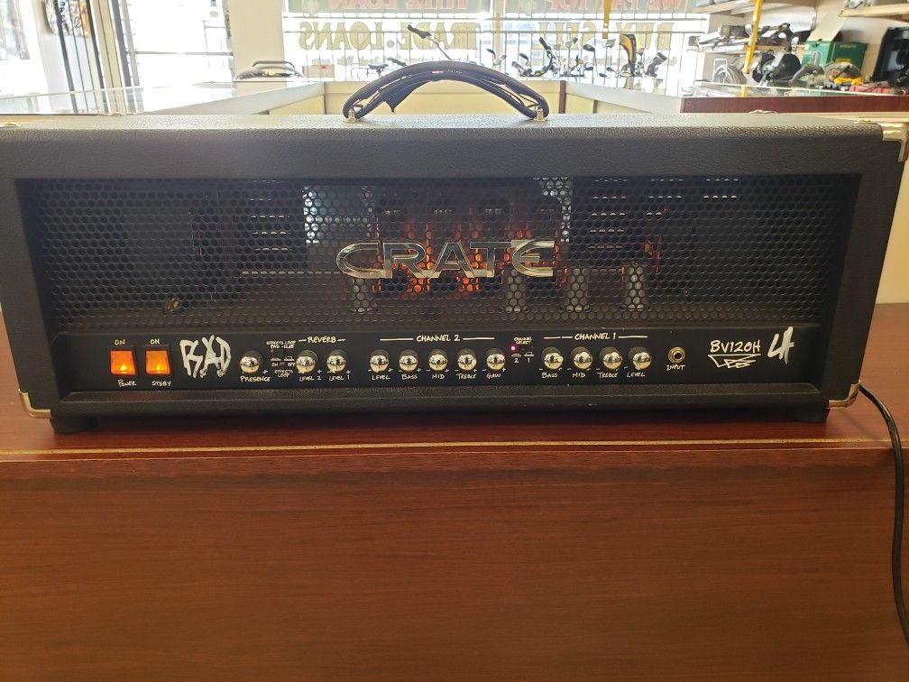 100 Watt Crate Blue Voodoo BV120H Tube Amp Head for Sale in Scottsdale