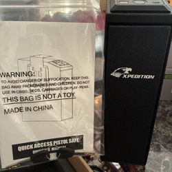 Biometric Slider Safe for Handgun,Mounted Pistol Safe with Quick Access Sliding Door