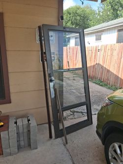 Glass door