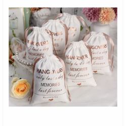 50 Party Hangover Favor Bags Rose Gold $100