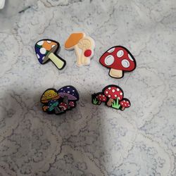 MUSHROOM SHOE CHARMS