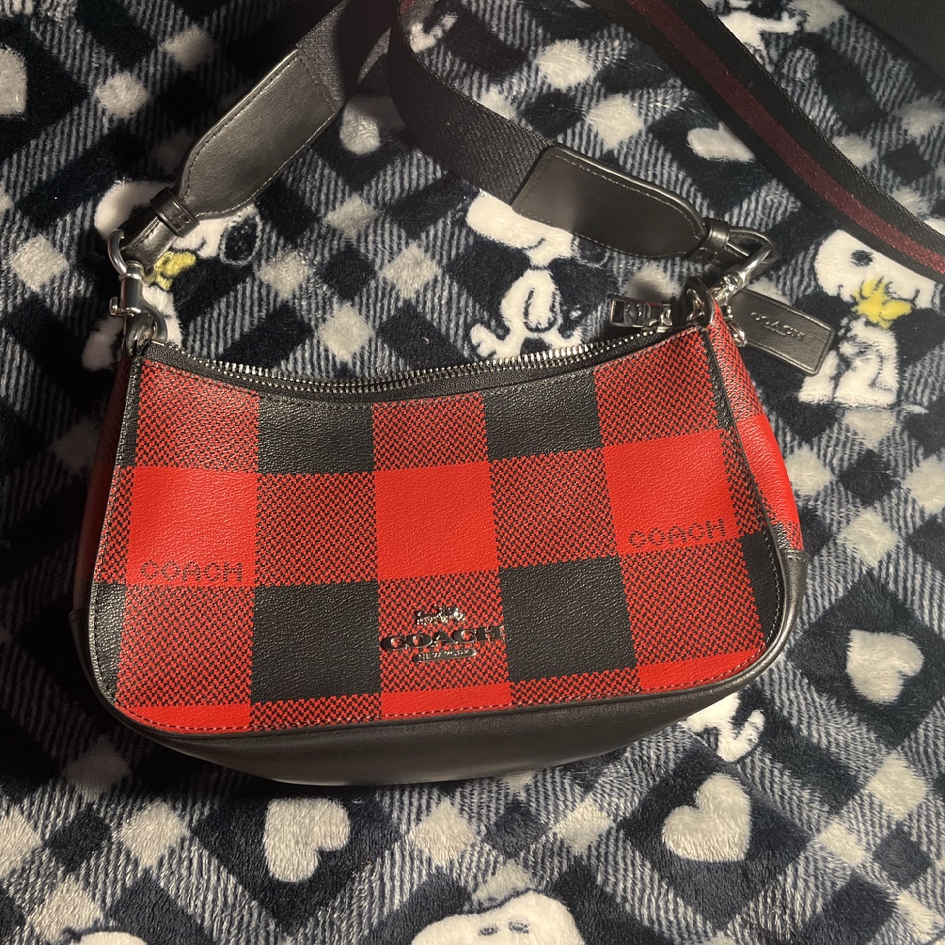 Coach Buffalo Plaid purse