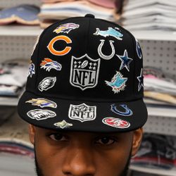 New Era NFL Team Logos 59Fifty Fitted Cap 7 1/4