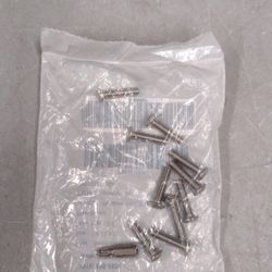 Fastenere Torx Security Machine Screws, 1/4-20 x 1 Stainless Steel, Tamper-Resistant Button Head Electrical Outlet Screws for Wall Plates, Panels, Fix