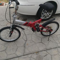 Kent Foldaway Bicycle Aluminum. 5 Speed