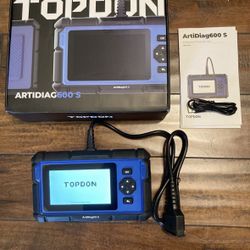TOPDON ArtiDiag600 S Professional OBD2 Diagnostic Scan Tool – 4-System Diagnostics with 9 Maintenance Resets This is a brand new, sealed TOPDON ArtiDi