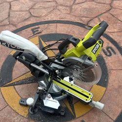 RYOBI 10 Amp Corded 7-1/4 in. Compound Sliding Miter Saw