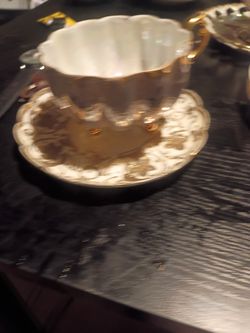 Tea Cup And Saucer No Stamp