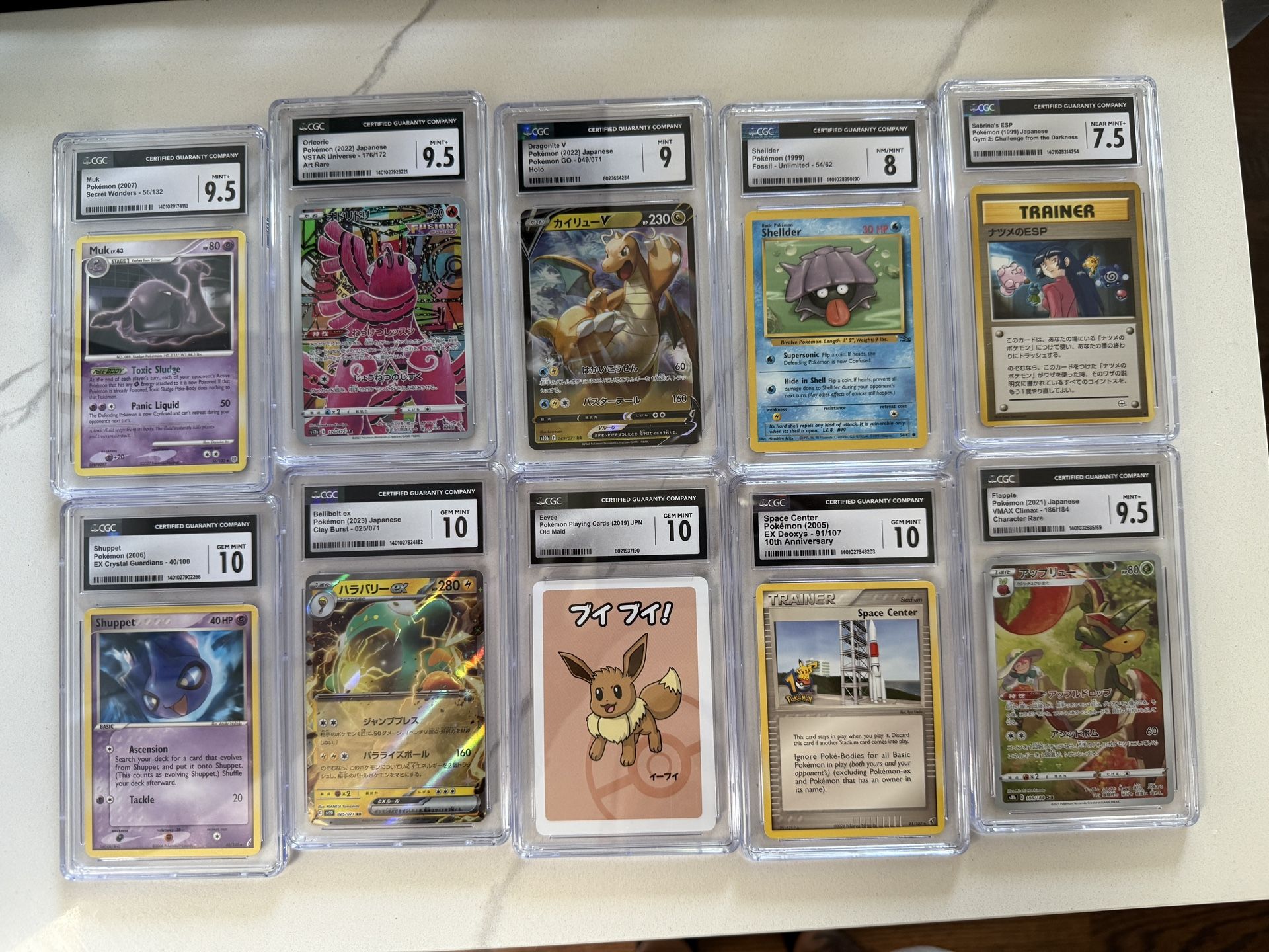 Pokemon Cards Bundle Slabs