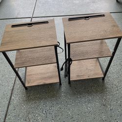 Selling Two! Side End Table Night 