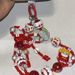 Designer Bead Phone Wrist Strap