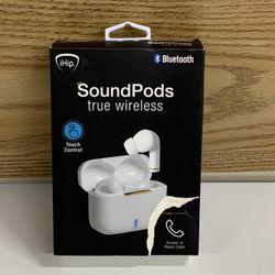 IHip Bluetooth True Wireless SoundPods, White