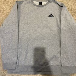 Grey Adidas crewneck