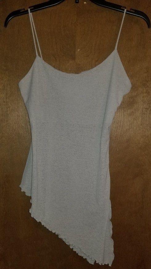Tan camisole with slit up the side, size L
