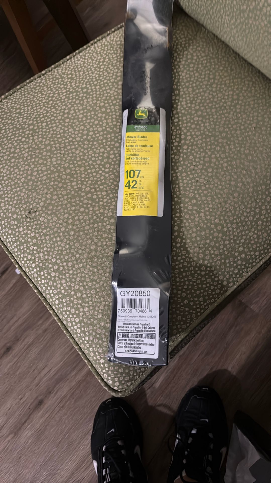 John Deere Mower Blades