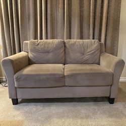 Brown LoveSeat Couch Good Condition