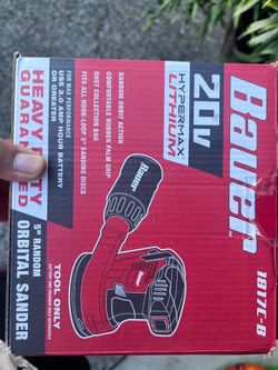 Bauer Orbital Sander- Tool Only