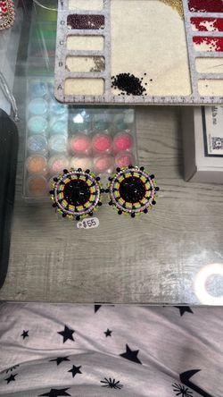 Halloween themed clip on earrings