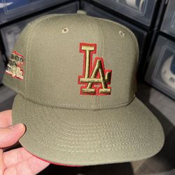 Dodgers new era fitted hat