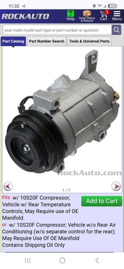 Four seasons ac compressor 2002-2006 cadiliac escalade or fits any other gmc truck.