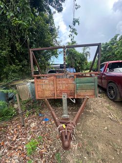 Heavy duty metal utility trailer