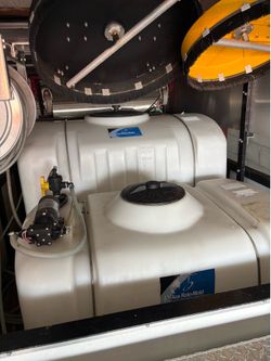 Pressure cleaning trailer