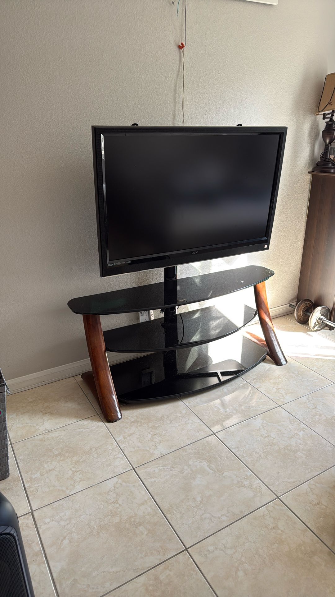 LG TV with stand 