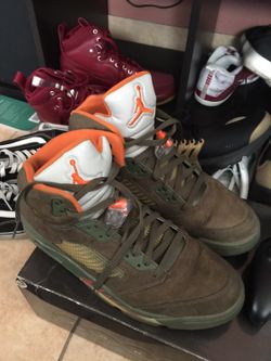 Jordan 5 olive size 12