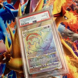 2022 Pokémon GO Mewtwo VSTAR Secret Rare 079/078 PSA 10 Gem Mint
