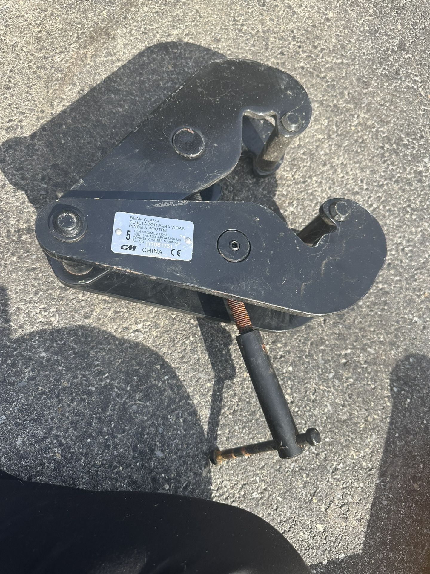 CM 5 TON BEAM CLAMP