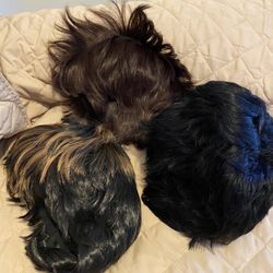 Synthetic Hair Wigs Short Assorted Colors And Styles. Punk Rocker Styles. 