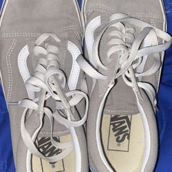 Grey Vans Worn