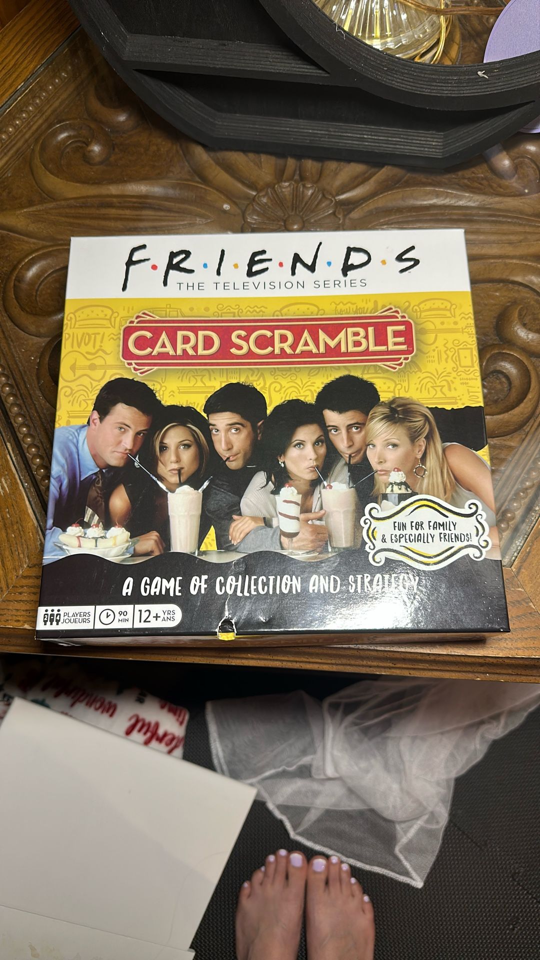 Friends Card Scramble Board Game - Fun Family Party Game for Kids, Teens & Adults - Entertaining Game Night Gift