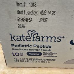 Kate Farms Pediatric Peptide 1.5 Vanilla