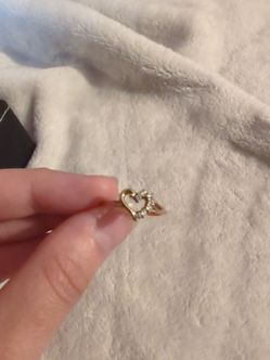 10k Gold Heart Ring