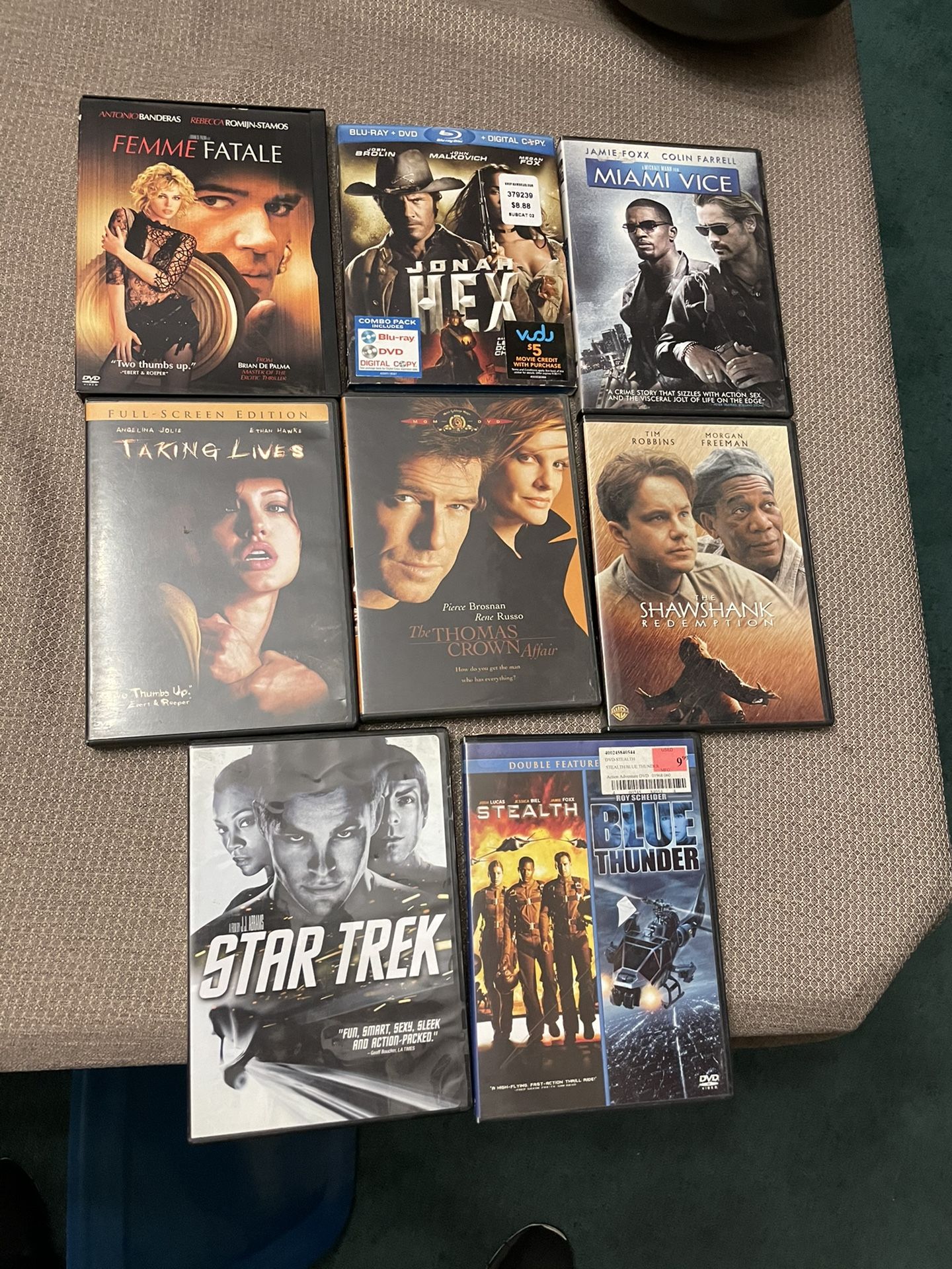DVD's $3 EACH OR 5/$10 Some Like New **A FEW SPANISH MOVIES