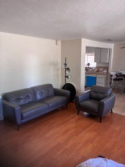Leather sofas