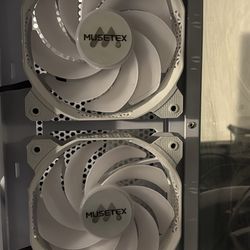 gaming Pc Case And A Monitor and Keyboard And Mouse