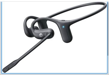 Bluetooth Headphones with Mic, Bluetooth V5.4 Headphones with Noise Cancelling Mic & Mute Button, Water&Sweat-resistant, 20H Work Time for Workout,