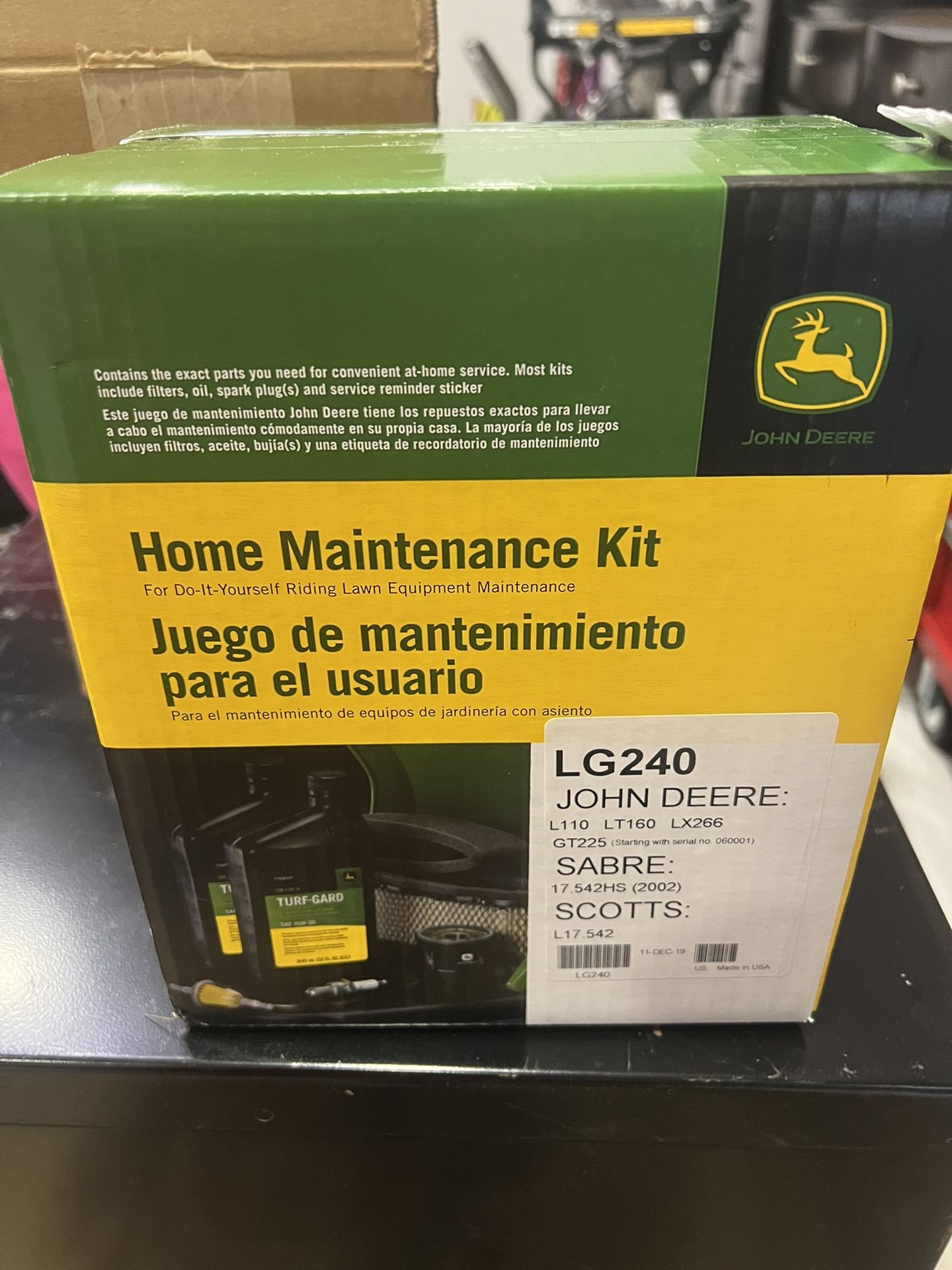 John Deere LG240 Maintance Kit