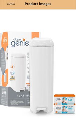 Diaper Genie Platinum Diaper Pail Gift Set