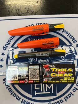 PICA VISOR MARKER- YELLOW $12 EACH