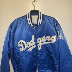 Vintage LA Dodgers Starter Diamond Collection 80s Men Satin Bomber Jacket XL MLB