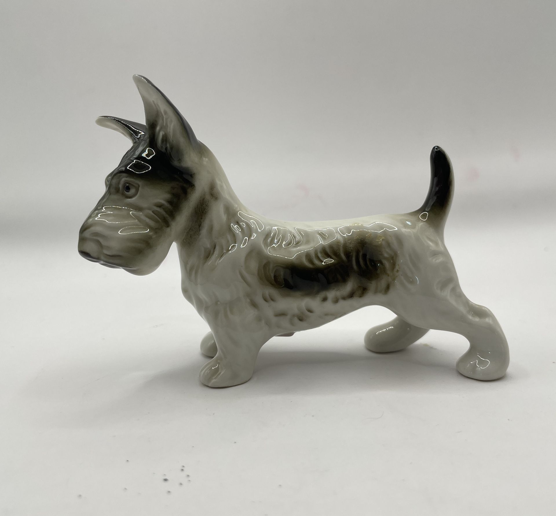 VTG Royal Dux porcelain Scottish Terrier figurine