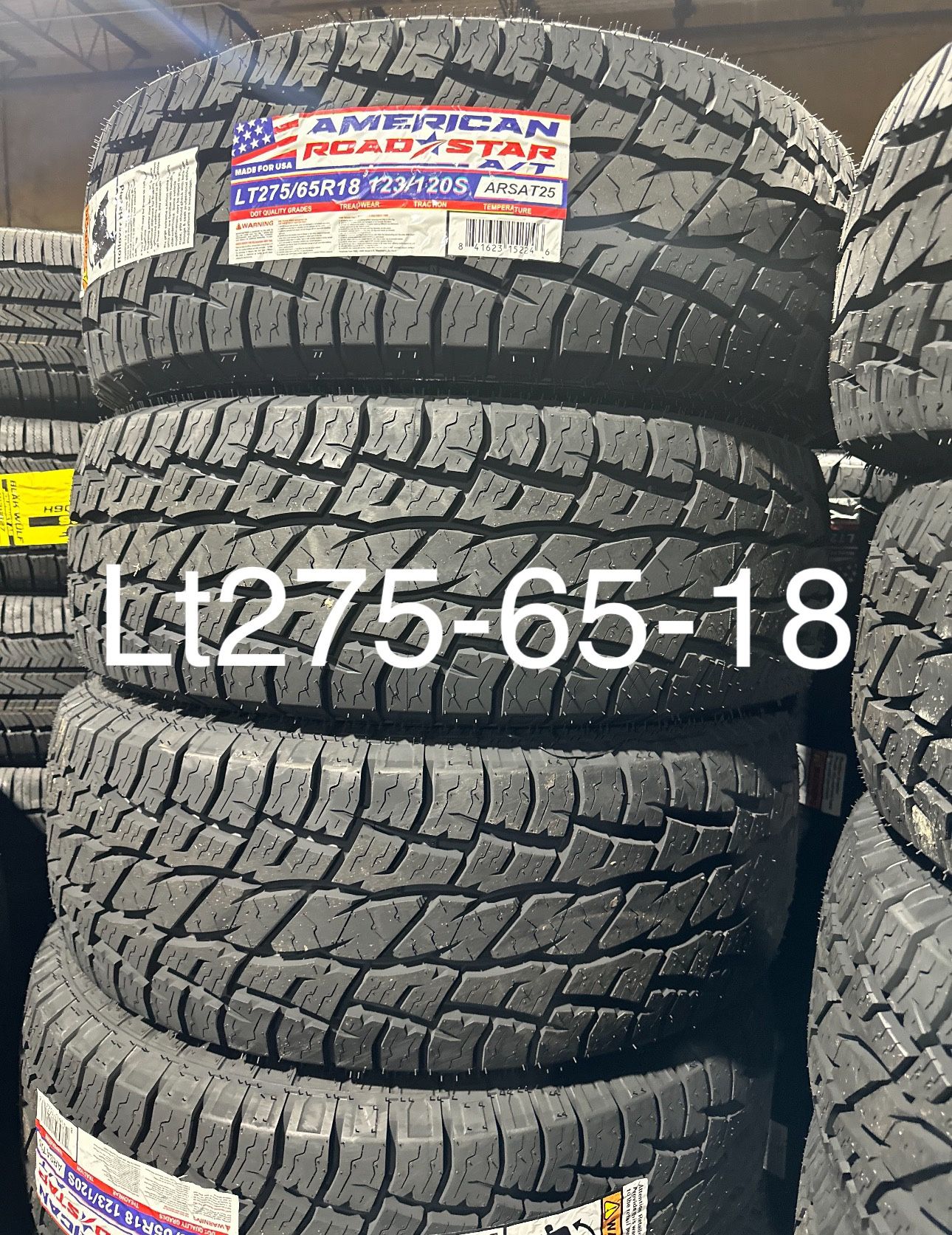 4 New Lt275 65 18 At
