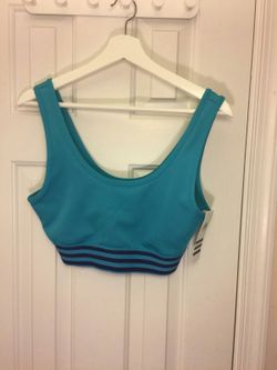 adidas Women's Performance Adigirl 3 Stripe Bralette size L