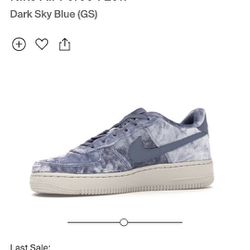 Nike Air Force 1 Dark Sky Blue Velvet 