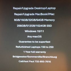 Repair Upgrade Computers